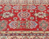 3x5 Red Kuba Afghan Hand Knotted Wool Area Rug